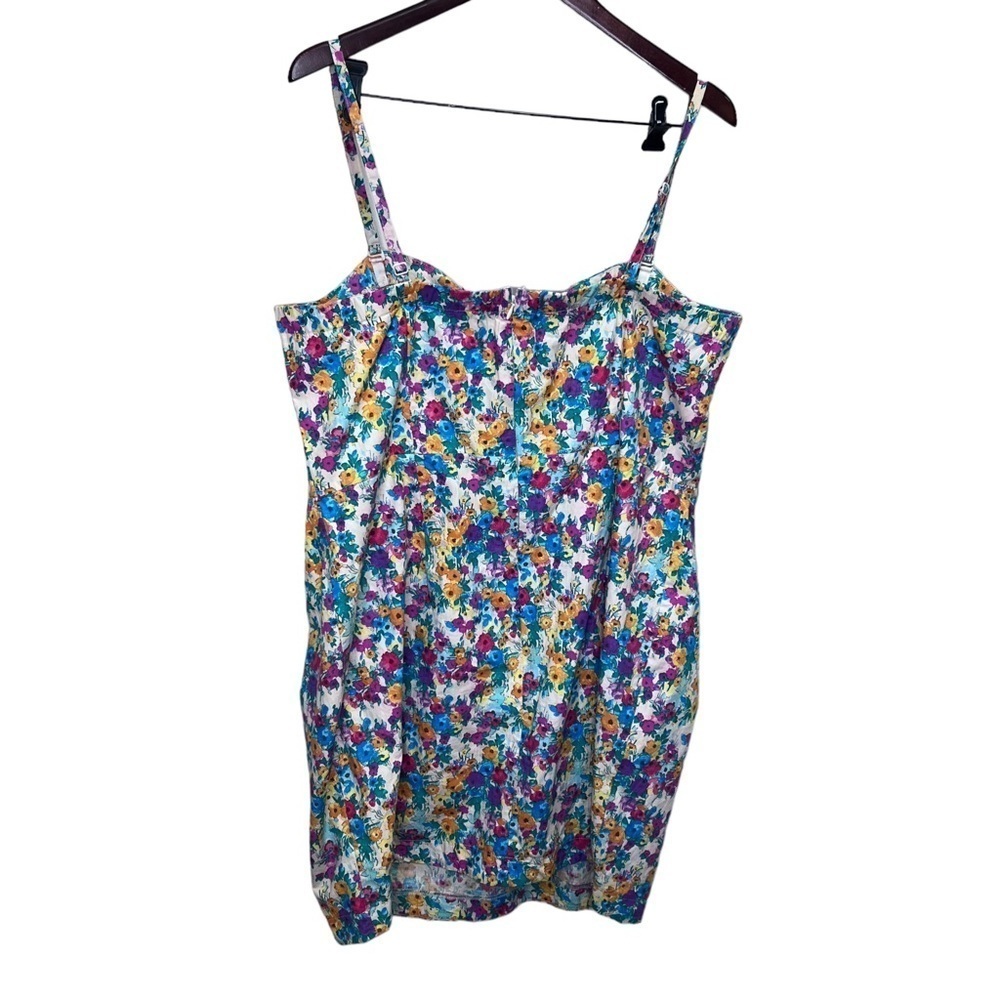 ASOS Liberty Floral Bodycon Dress Size 18 100% Cotton